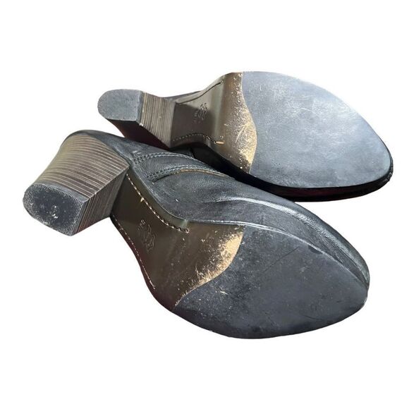 Gentle Souls Ophelia Black Leather Clog with Buckle Size 8 1/2 - Picture 7 of 11